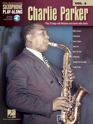 Hal Leonard - Charlie Parker: Saxophone Play-Along Volume 5 - Book/Audio Online