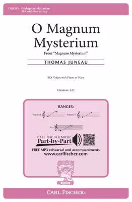 Carl Fischer - O Magnum Mysterium From Magnum Mysterium - Juneau - SSA