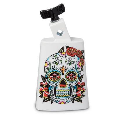 Latin Percussion - Collect-A-Bell Series, Black Beauty Cowbell - Sugar Skull
