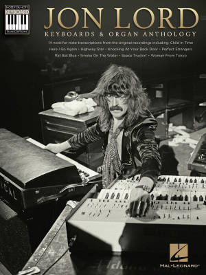 Jon Lord: Keyboards & Organ Anthology - Book