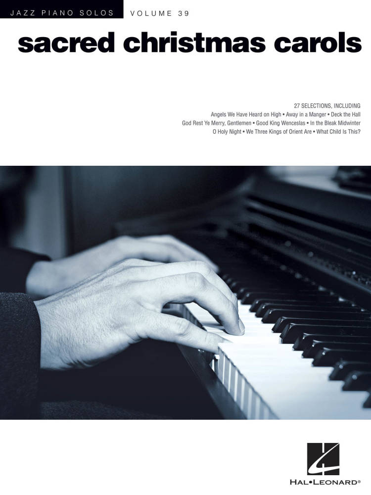 Sacred Christmas Carols: Jazz Piano Solos Series Volume 39 - Piano - Book