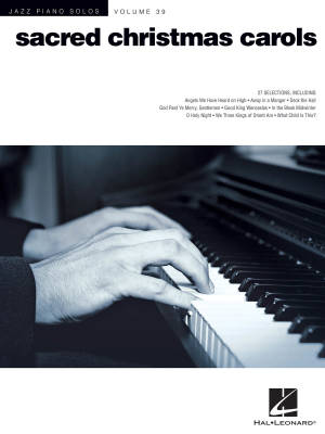 Hal Leonard - Sacred Christmas Carols: Jazz Piano Solos Series Volume 39 - Piano - Book