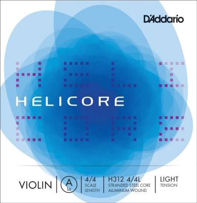 DAddario Orchestral - Helicore Violin Single A String, 4/4 Scale, Light Tension