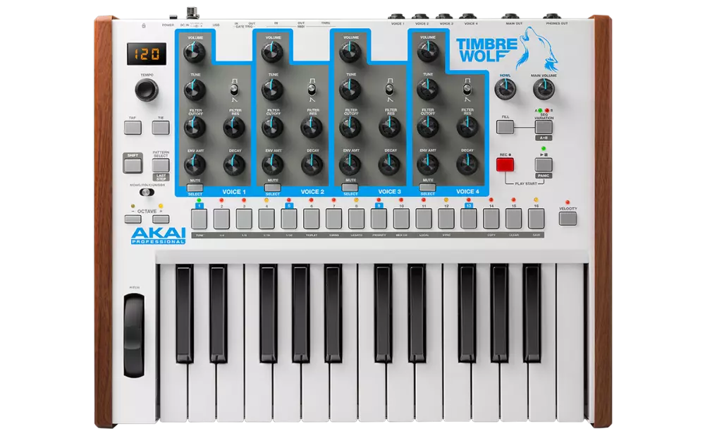 Timbre Wolf - Synth analogue polyphonique  4 voix
