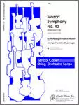 Mozart Symphony No. 40 (First Movement, K. 550) - Mozart/Caponegro - String Orchestra - Gr. 2