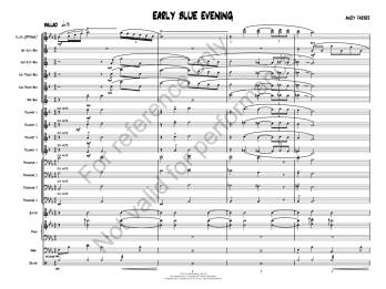Early Blue Evening - Farber - Jazz Ensemble - Gr. 3.5