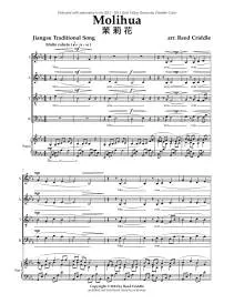 Molihua (Jasmine Flower) - Chinese/Criddle - SATB
