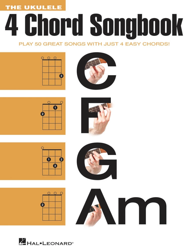 The Ukulele 4 Chord Songbook - Book