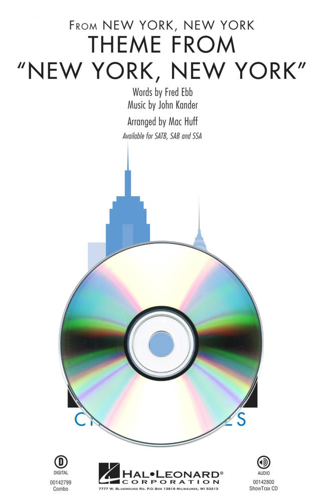 Theme from \'\'New York, New York\'\' - Ebb/Kander/Huff - ShowTrax CD