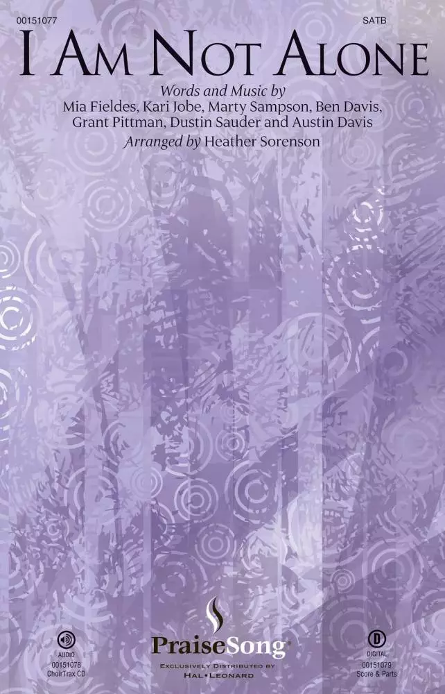 I Am Not Alone - Sorenson - SATB