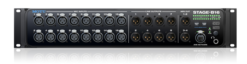 24/192 16-in/8-out USB/AVB Audio Interface