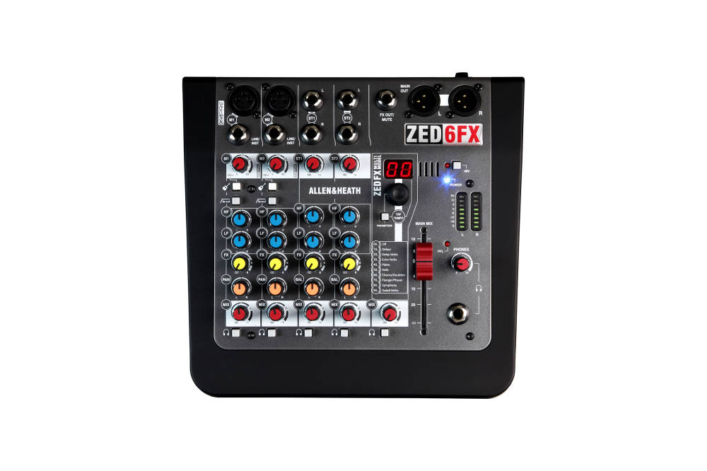 ZED-6FX 6-Channel Live/Recording Mixer with FX