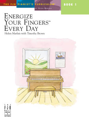Energize Your Fingers Every Day, Book 1 - Marlais/Brown - Piano - Book