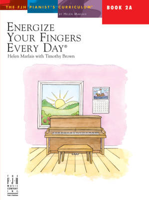 Energize Your Fingers Every Day, Book 2A - Marlais/Brown - Piano - Book