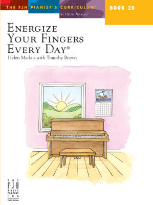 FJH Music Company - Energize Your Fingers Every Day, Book 2B - Marlais/Brown - Piano - Book