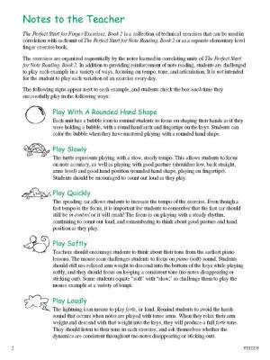 The Perfect Start for Finger Exercises, Book 2 - Olson - Piano - Book
