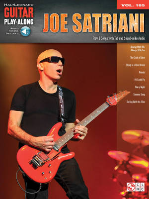 Joe Satriani: Guitar Play-Along Vol. 185 - Satriani - Guitar TAB - Book/Audio Online