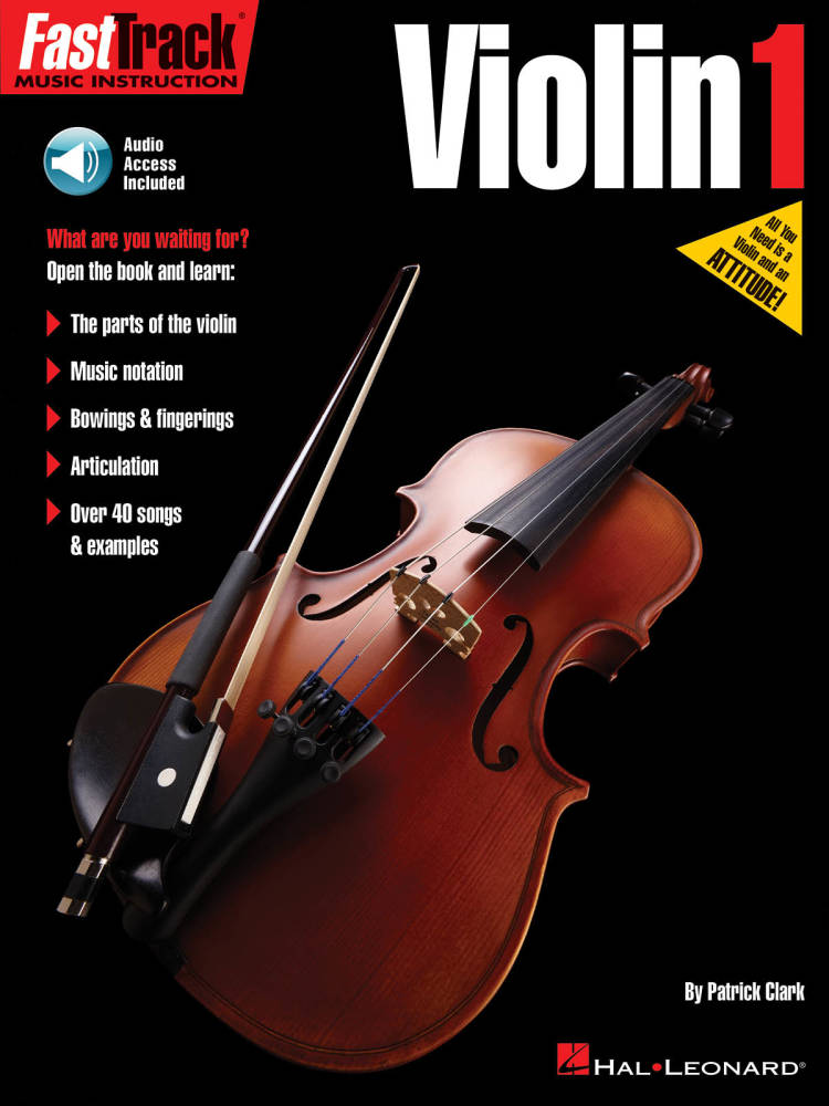 FastTrack Violin Method Book 1 - Clark - Violin - Book/Audio Online