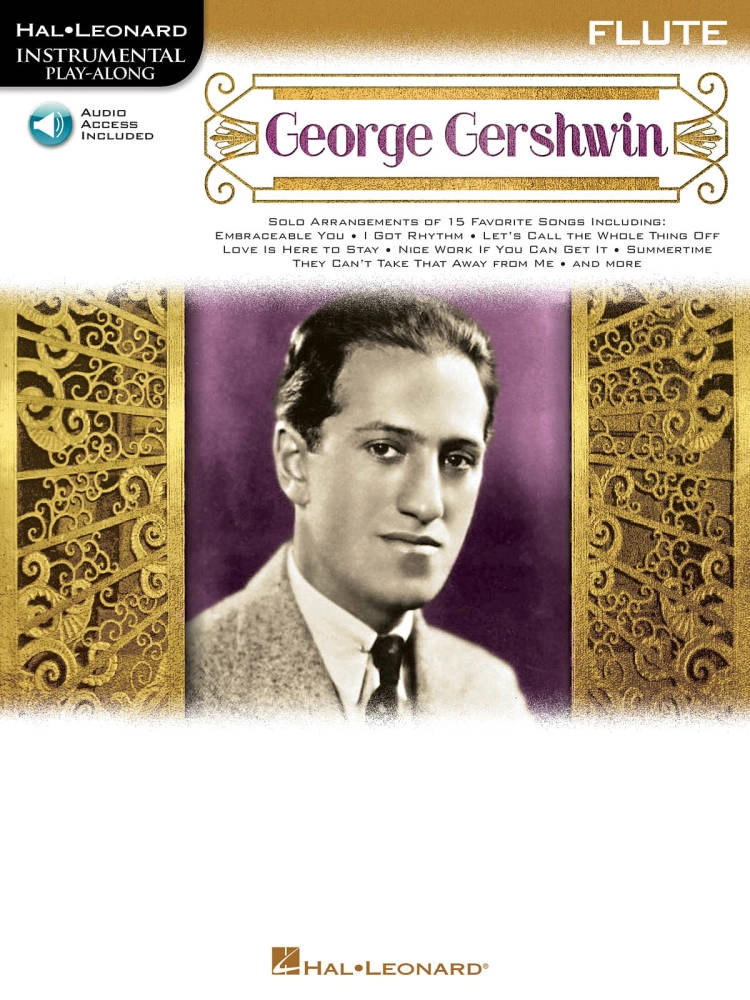 George Gershwin: Instrumental Play-Along for Flute - Gershwin - Book/Audio Online