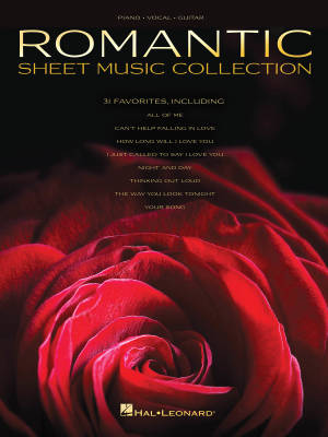 Romantic Sheet Music Collection - Piano/Vocal/Guitar - Book