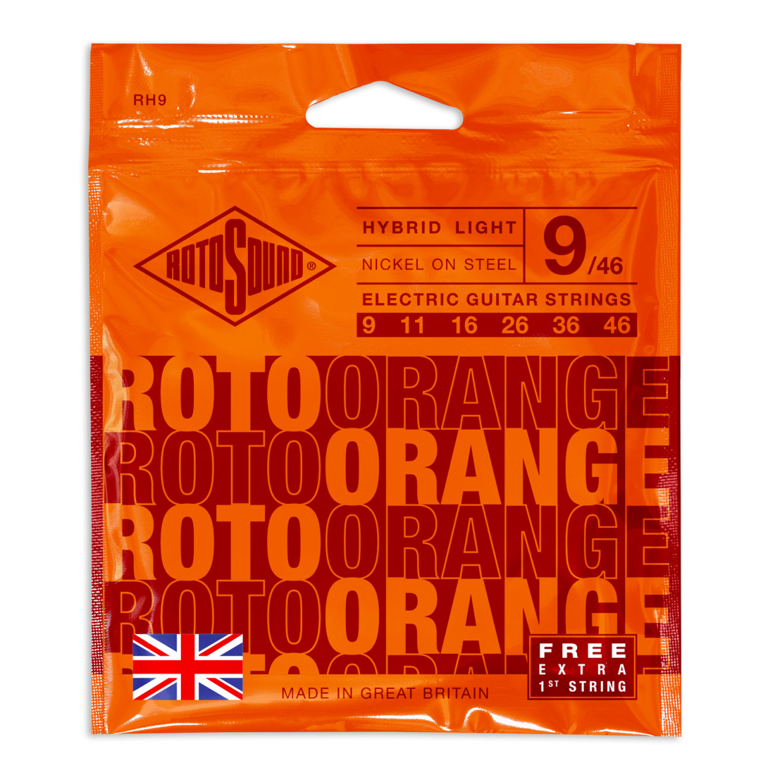 Nickel 9-46 Light Hybrid Electric Strings