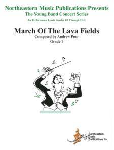 Northeastern Music Publications - March Of The Lava Fields - Poor - Concert Band - Gr. 1