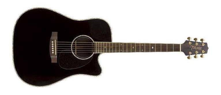 EG341SC - G Series Dreadnought Acoustic/Electric - Black with Solid Top