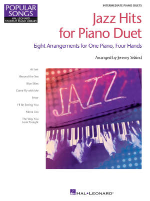 Jazz Hits for Piano Duet - Siskind - Intermediate Piano Duet (1 Piano, 4 Hands)