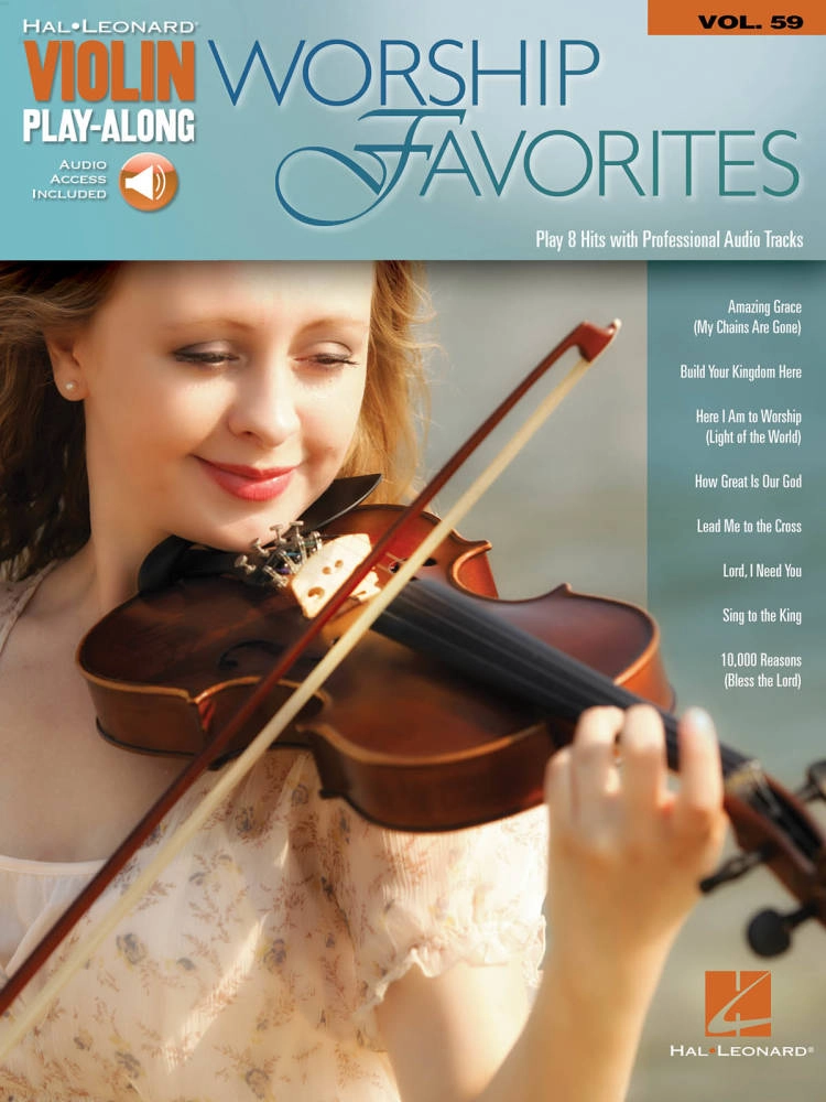 Worship Favorites: Violin Play-Along Volume 59 - Book/Audio Online