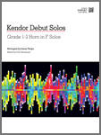 Kendor Debut Solos - Various/Varga - Piano Accompaniment for Horn in F - Book