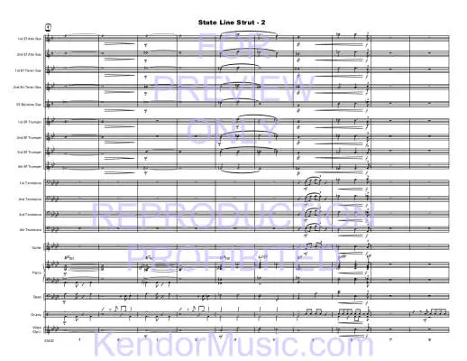 State Line Strut - Rowe - Jazz Ensemble - Gr. Medium Advanced