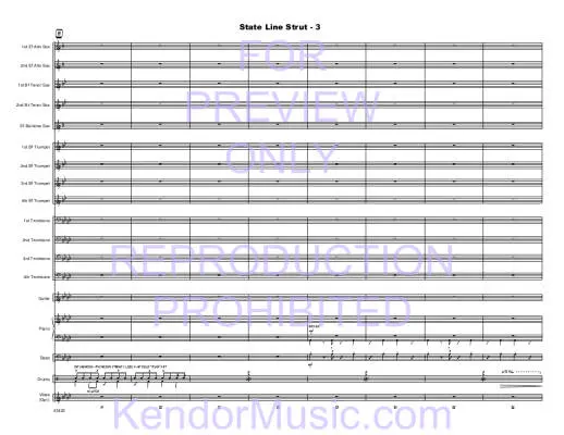 State Line Strut - Rowe - Jazz Ensemble - Gr. Medium Advanced