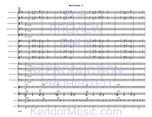 Back Online - Yasinitsky - Jazz Ensemble - Gr. Easy