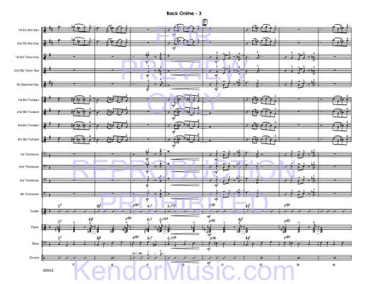 Back Online - Yasinitsky - Jazz Ensemble - Gr. Easy
