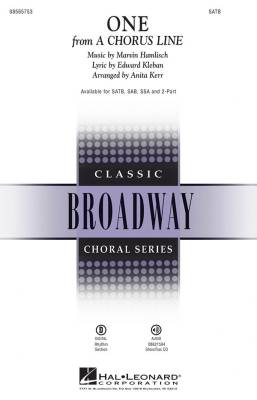 Hal Leonard - One (from A Chorus Line) - Kleban/Hamlisch/Kerr - SATB