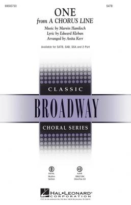 Hal Leonard - One (from A Chorus Line) - Kleban/Hamlisch/Kerr - SATB