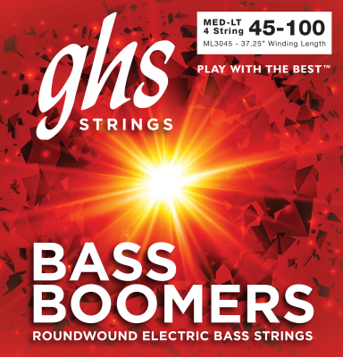 GHS Strings - Cordes de basse lectrique moyennement lgres - Boomers 45-100