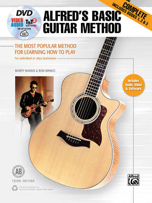 Alfred Publishing - Alfreds Basic Guitar Method, Complete (Third Edition) - Manus - Book/DVD/Media Online