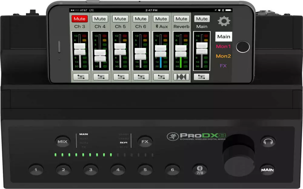8-Channel Wireless Digital Mixer
