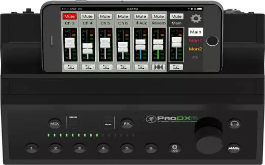 8-Channel Wireless Digital Mixer