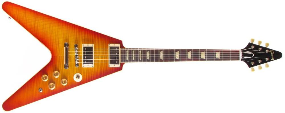 Flying V Maple-Top Standard - Washed Cherry