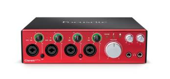 Clarett 4Pre 24/192 18-In/8-Out Thunderbolt Audio Interface