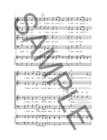 I Know the Lord\'s Laid His Hands On Me - Kent - SATB