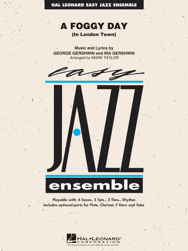 A Foggy Day (In London Town) - Gershwin/Taylor - Jazz Ensemble - Gr. 2