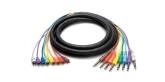 Hosa - Unbalanced Snake Cable, 1\/4 TS\/Phone to RCA, 3m
