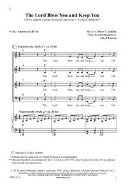 The Lord Bless You and Keep You - Lutkin/Larson - SATB