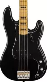 Classic Vibe Precision Bass 70\'s 4-String Guitar Maple - Black