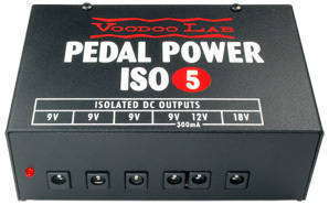 Pedal Power ISO-5 - 5 Output Power Supply