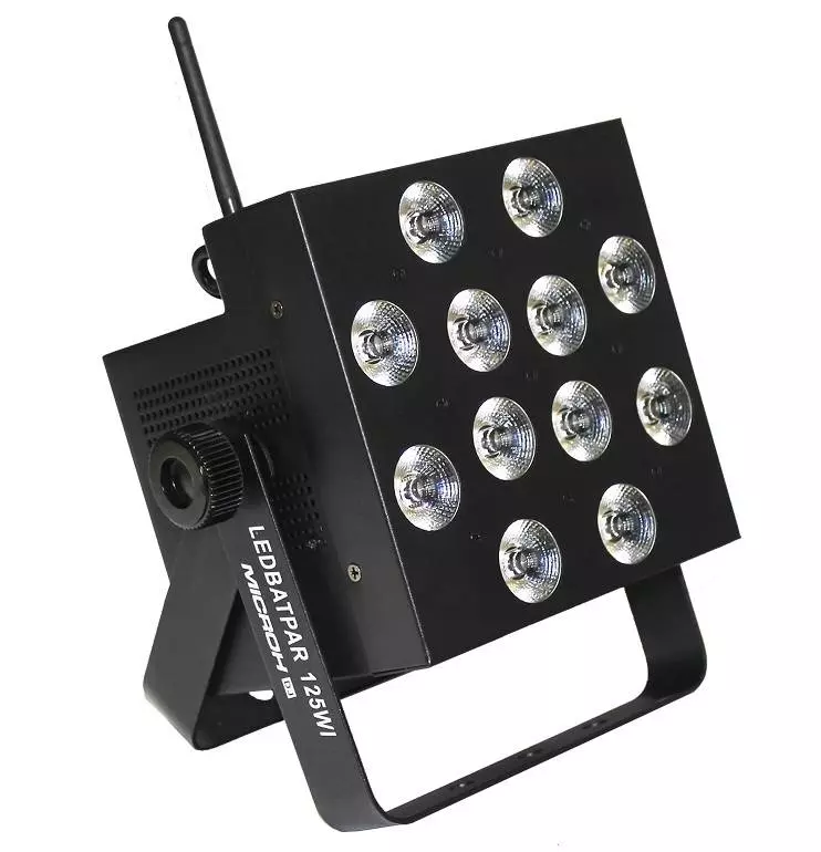 12x10W RGBWA Battery Powered LED Stage Light/ Par w/Wireless DMX