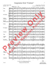 Aragonaise from Carmen - Bizet/Meyer - Full Orchestra - Gr. 2